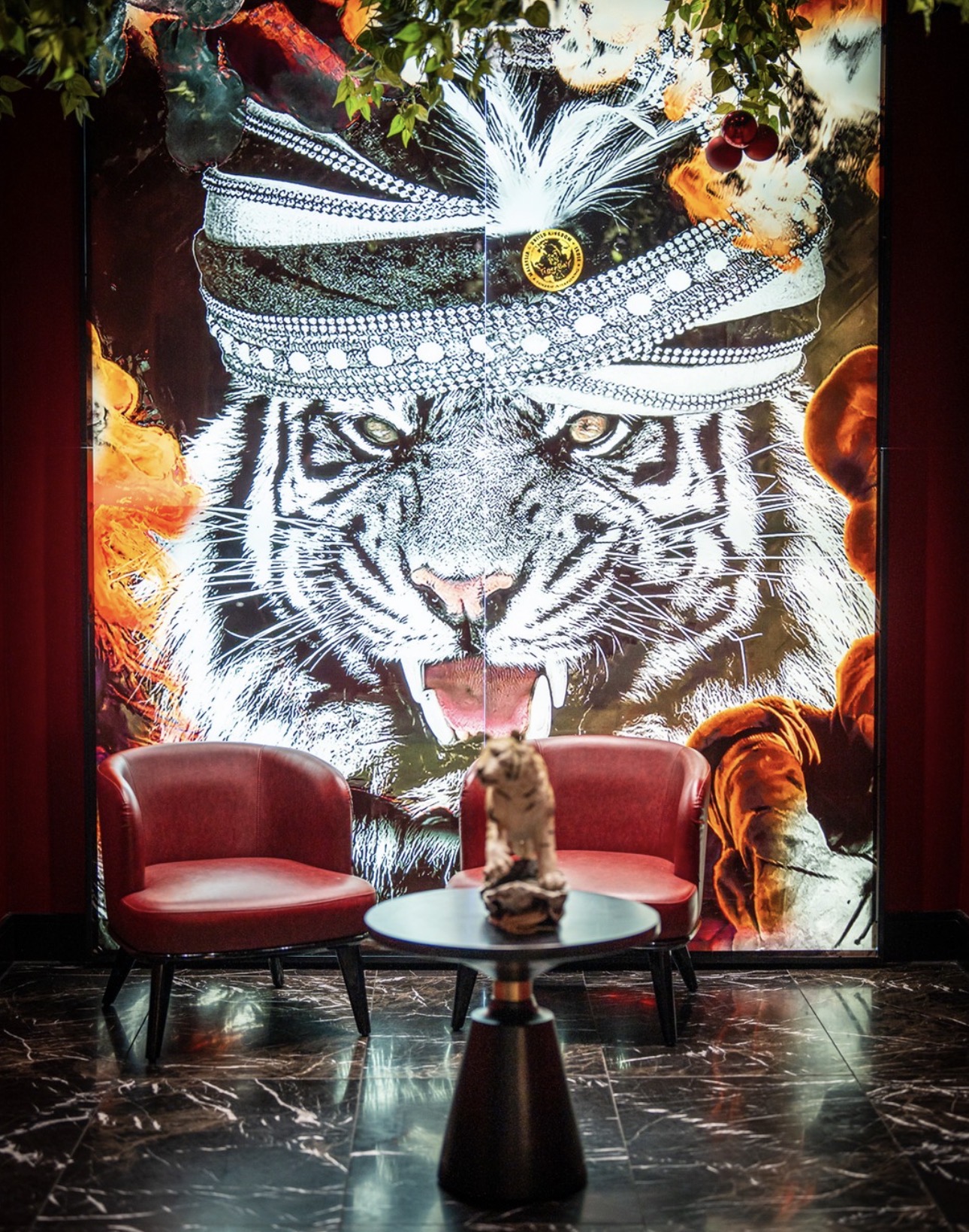 Private dining room at Shere Khan halal restaurant Enfield