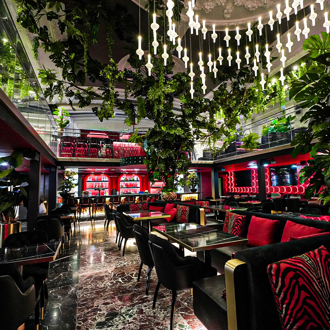 Main dining room at Shere Khan Indian restaurant Enfield